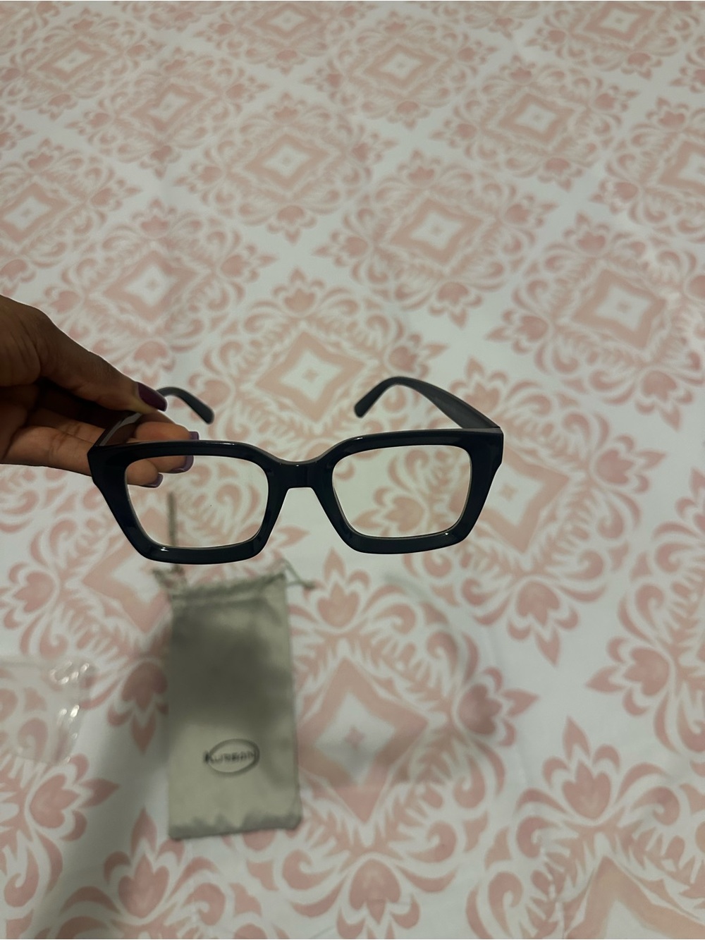 Black Square Frame Eyeglasses
